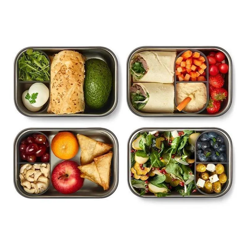 Sandwich Box 1250 ml Edelstahl Ozean