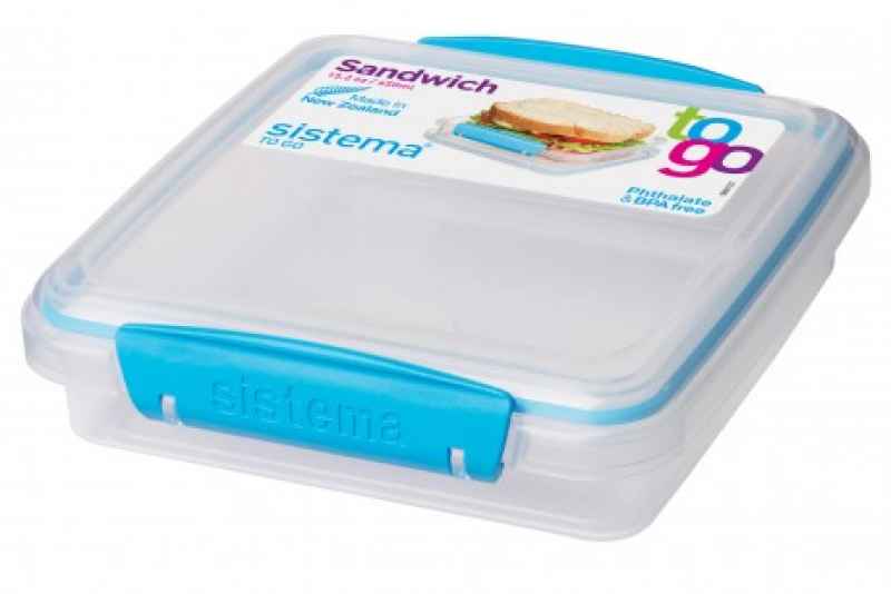 Sandwichbox To Go blau 450 ml