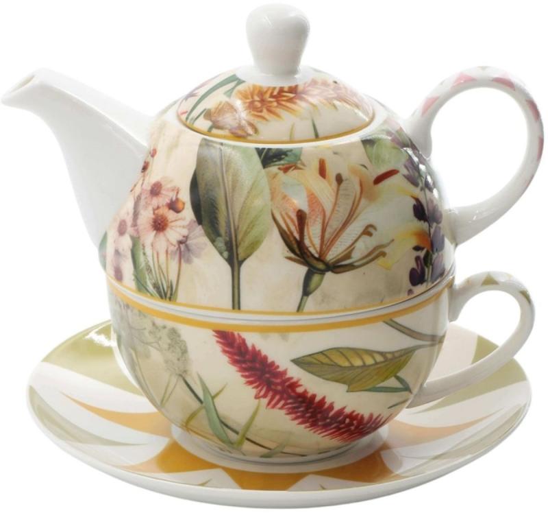 Preview: Tea4One mit Untertasse MIRABILIA 400 ml gelb