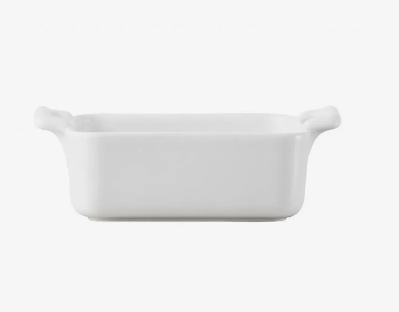 AUFLAUFFORM 45 cl RECHTECKIG Weiss 