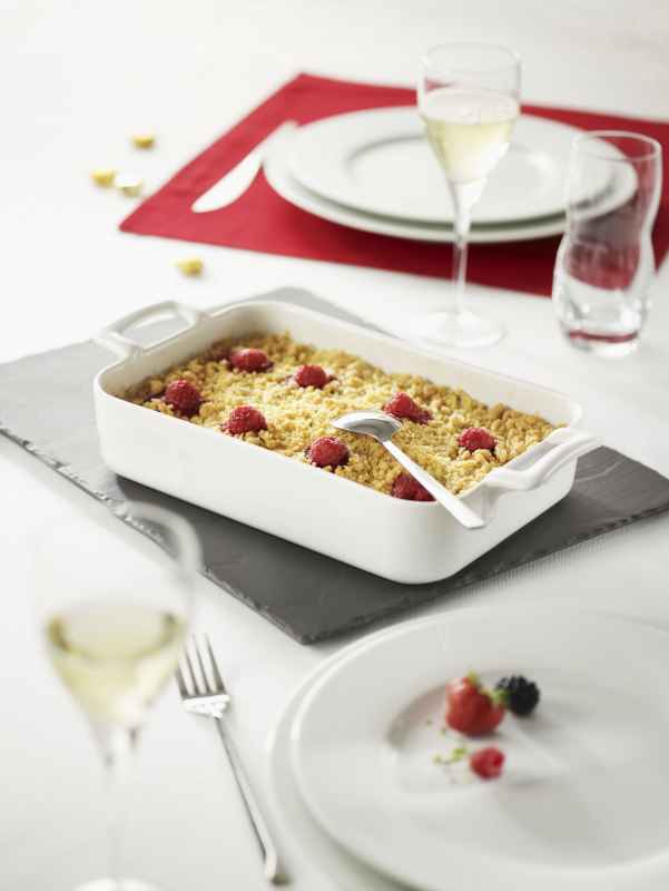 Preview: AUFLAUFFORM 45 cl RECHTECKIG Weiss 