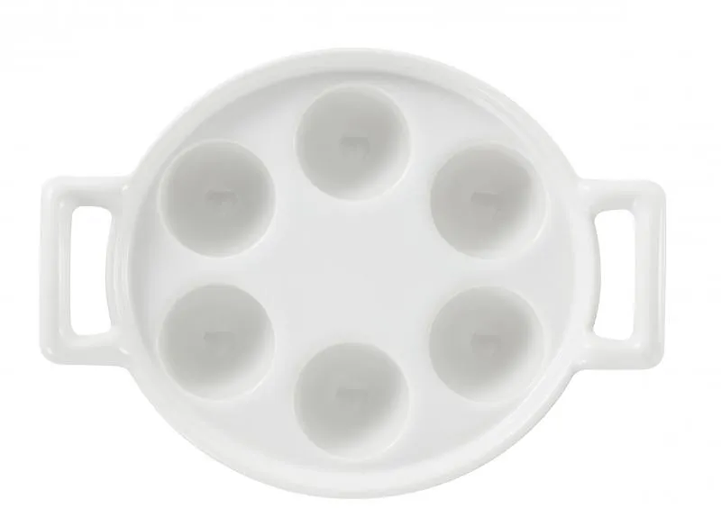 SCHNECKENPFANNE ( für 6 Schnecken) Weiss