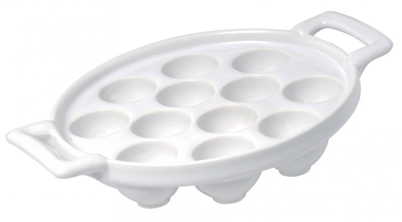 Preview: SCHNECKENPFANNE (für 12 Schnecken) Weiss