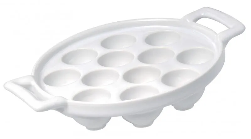 SCHNECKENPFANNE (für 12 Schnecken) Weiss