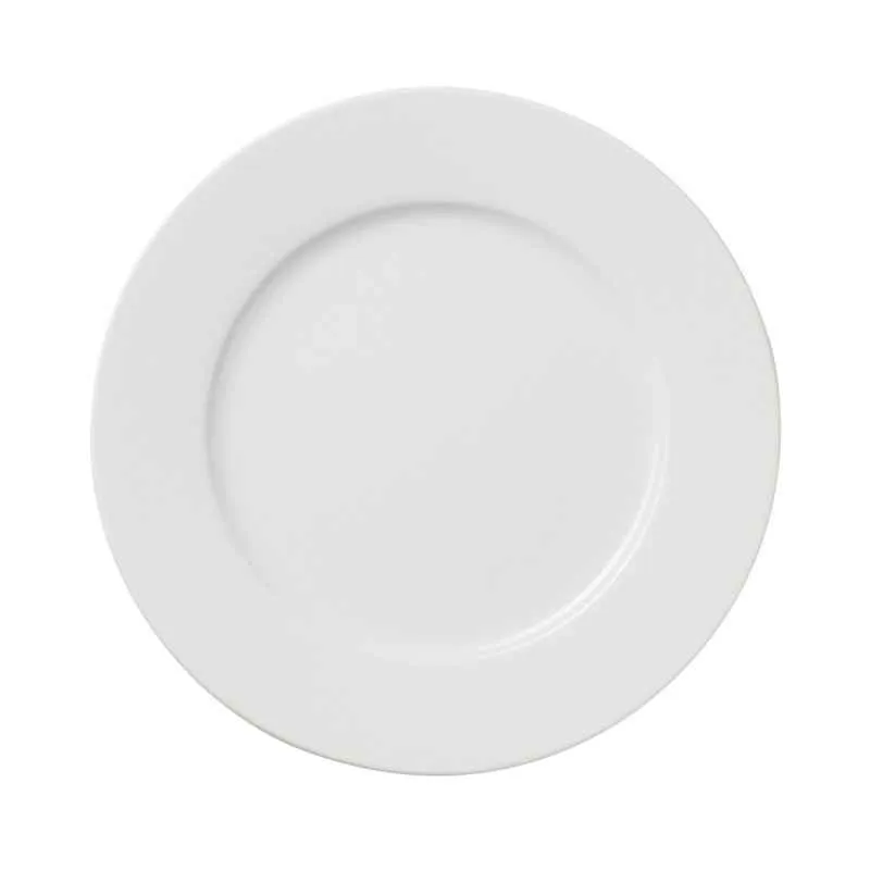 ALASKA TELLER,FLACH 26 CM Weiss