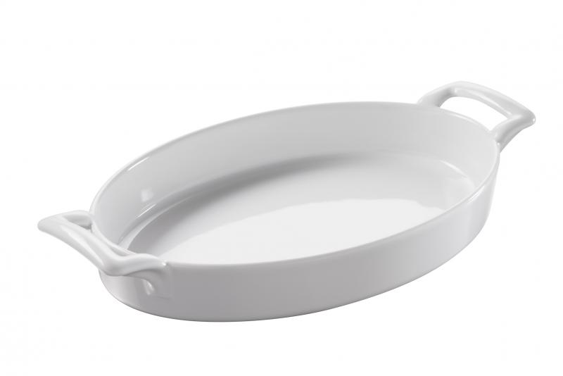 Preview: AUFLAUFFORM 100 cl OVAL MIT GRIFFEN Weiss