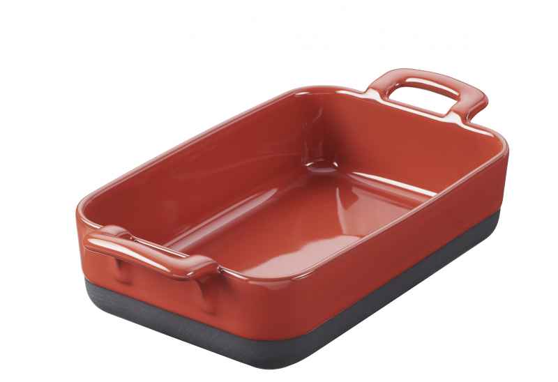 Preview: AUFLAUFFORM 70 cl RECHTECKIG Piment-rot REVOL