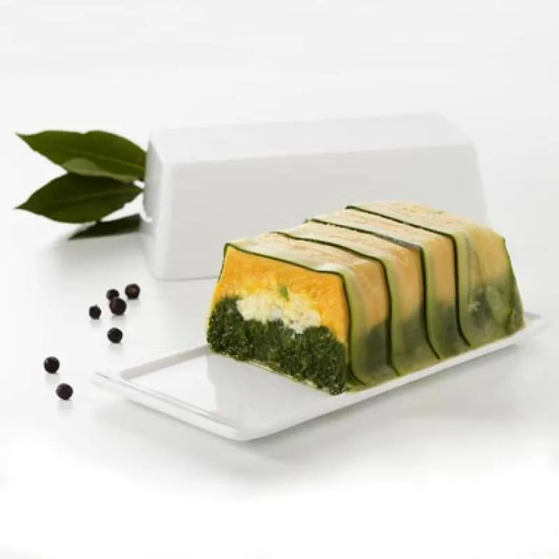 TERRINE MIT DECKEL / TABLETT 60 cl Weiss