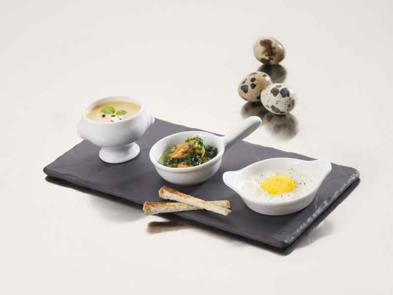 Preview: TABLETT/ TELLER/ Untertasse für Cappuccino Becher 25 x 12 cm Matt schiefer