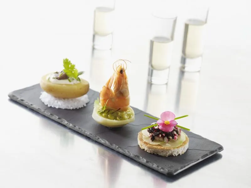 STEAK SERVIERPLATTE 30 x 11 cm RECHTECKIG Matt schiefer