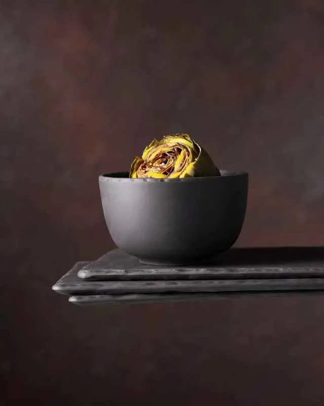 BURGER & STEAKTELLER 20 x 20 cm QUADRATISCH Matt schiefer