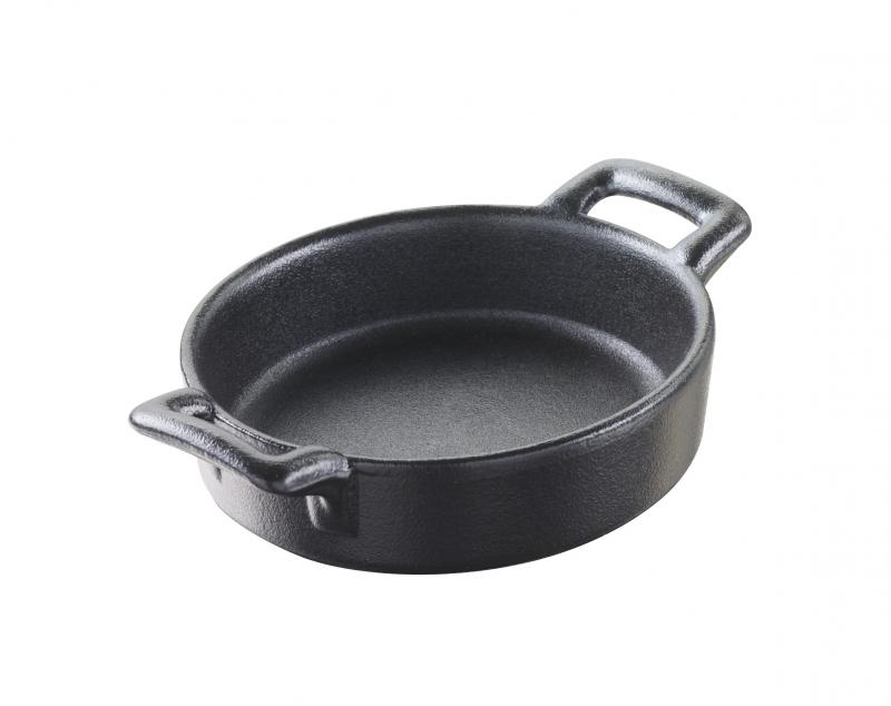 Preview: CREME BRULEE 3 cl OVAL mini Gusseisenoptik