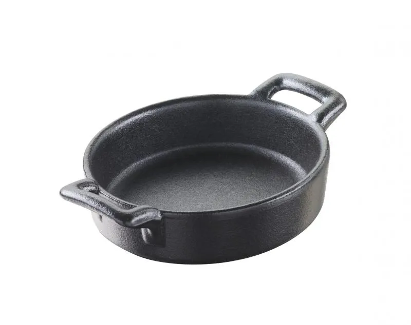 CREME BRULEE 3 cl OVAL mini Gusseisenoptik