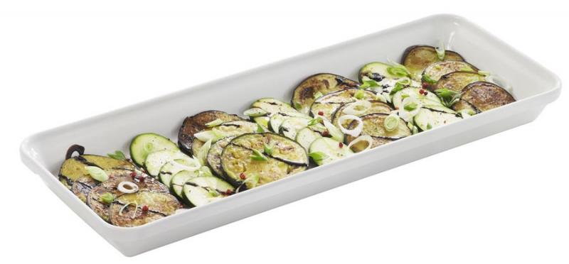 Preview: LONDRES RECHTECKIGE AUFLAUFFORM 49,5 x 20 x 4,5 cm Weiss REVOL