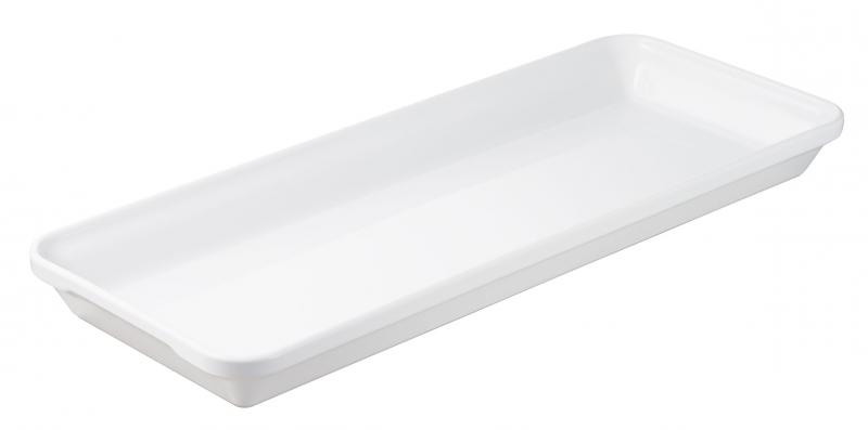 Preview: LONDRES RECHTECKIGE AUFLAUFFORM 49,5 x 20 x 4,5 cm Weiss REVOL