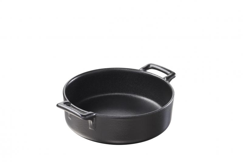 Preview: AUFLAUFFORM 50 cl RUND Gusseisenoptik 