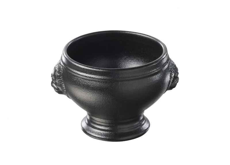 Preview: MINIATUR LOEWENKOPF-SCHALCHEN gusseisener Optik