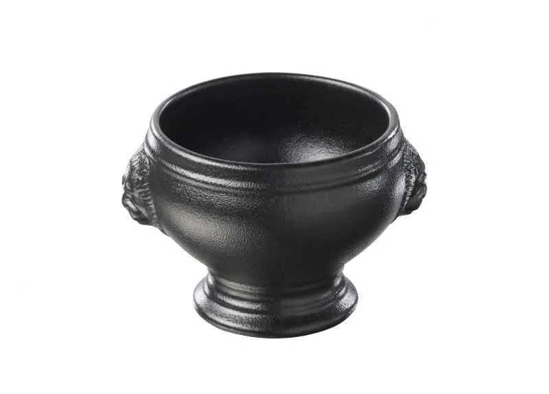 MINIATUR LOEWENKOPF-SCHALCHEN gusseisener Optik