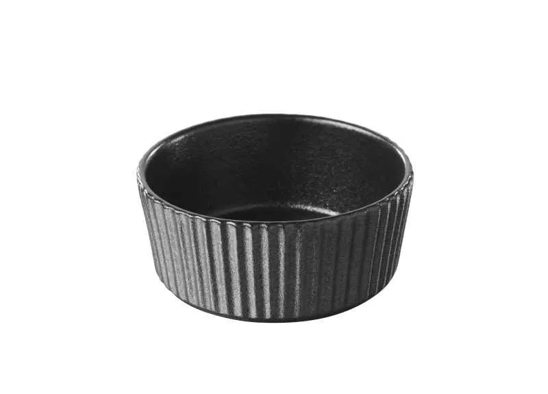 MINIATUR TEEGEBAECKFORM gusseisener Optik