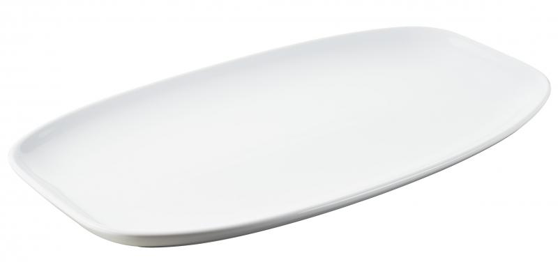 Preview: CLUB TELLER/ PLATTE/ SERVIERPLATTE 36 x 21 cm Weiss