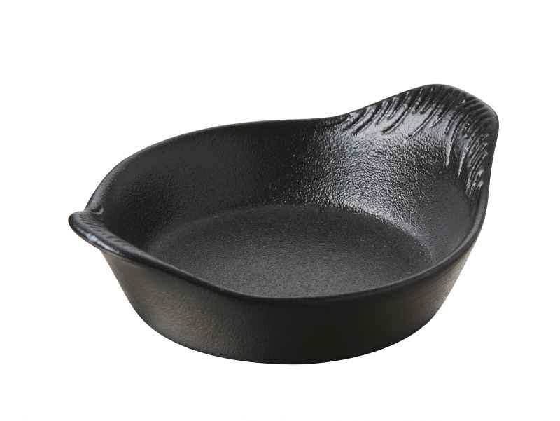 EIERPFANNE MINIATUR gusseisener Optik