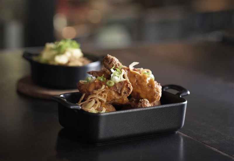 Preview: SCHÄLCHEN 5 cl QUADRATISCH Gusseisenoptik