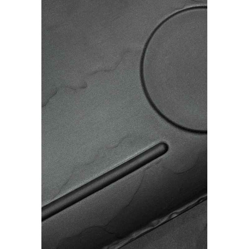 Preview: STEAK & BURGERTELLER 33 cm x 22 cm, RAND HOCH Matt schiefer