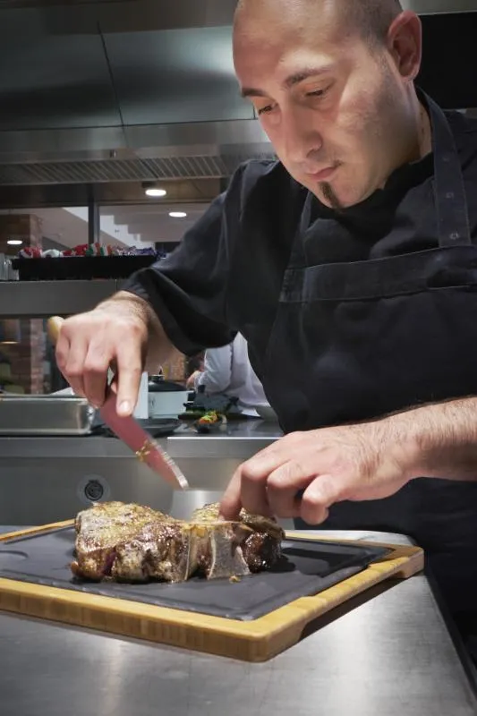 HOLZTABLETT 37,5 x 28 cm FÜR STEAKTELLER 33 x 24 cm Bambus