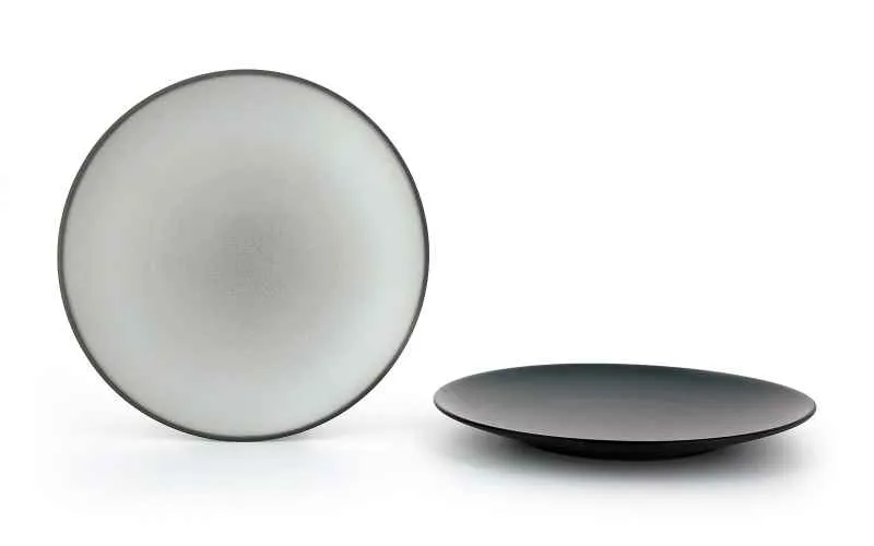 EQUINOXE FLACHER TELLER/BROTTELLER 16 cm Gusseisener optik