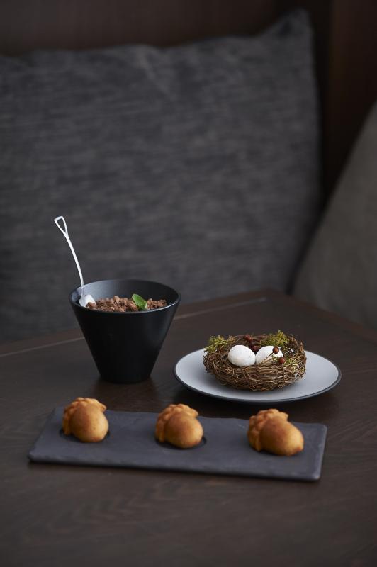 Preview: EQUINOXE FLACHER TELLER/BROTTELLER 16 cm Pfeffer