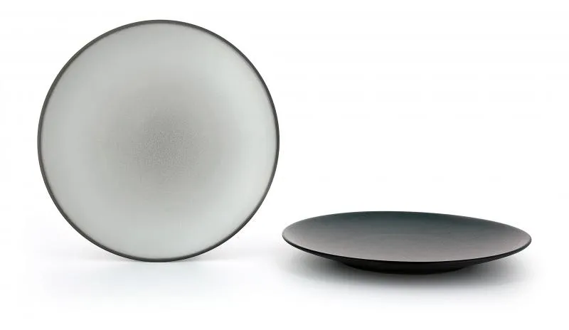 EQUINOXE FLACHER TELLER/DESSERTTELLER 21,5 cm Pfeffer