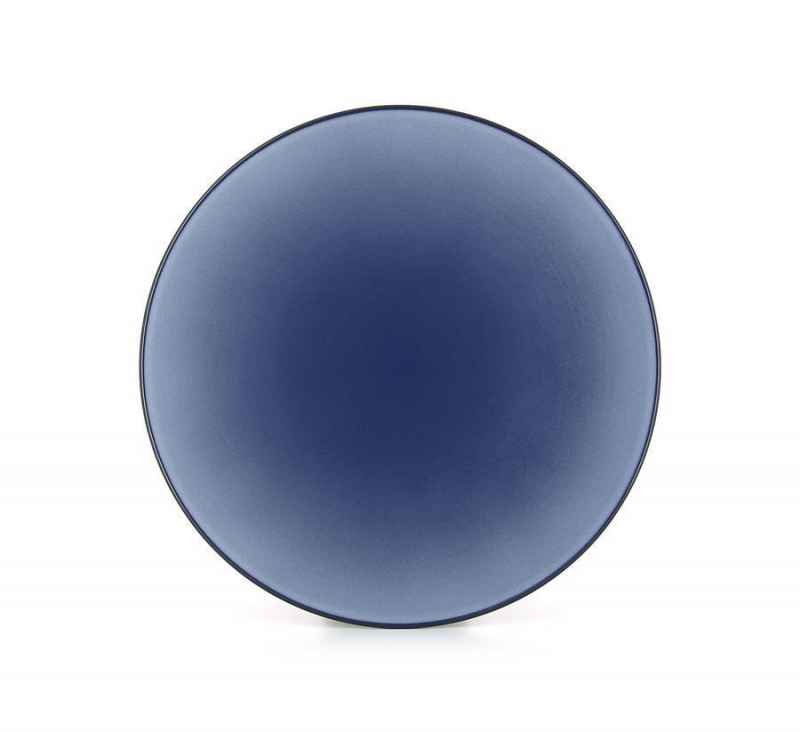 EQUINOXE FLACHER TELLER 28 cm Cirrusblau