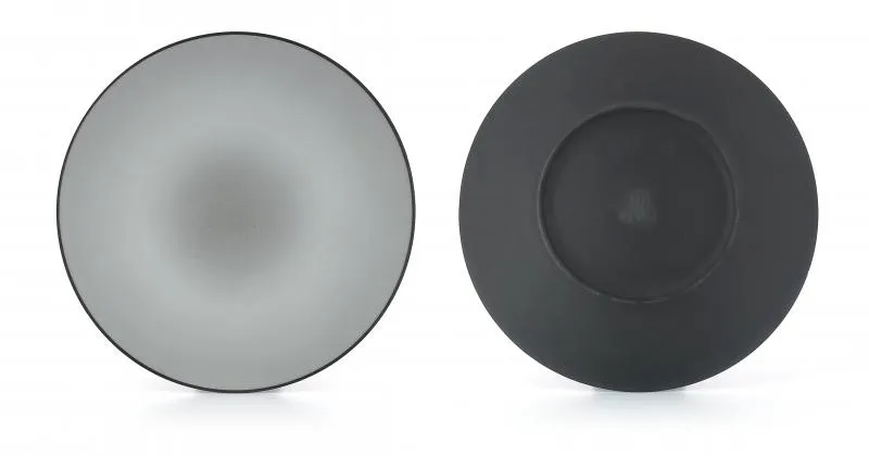 EQUINOXE FLACHER TELLER/PLATZTELLER 31,5 cm Gusseisener optik