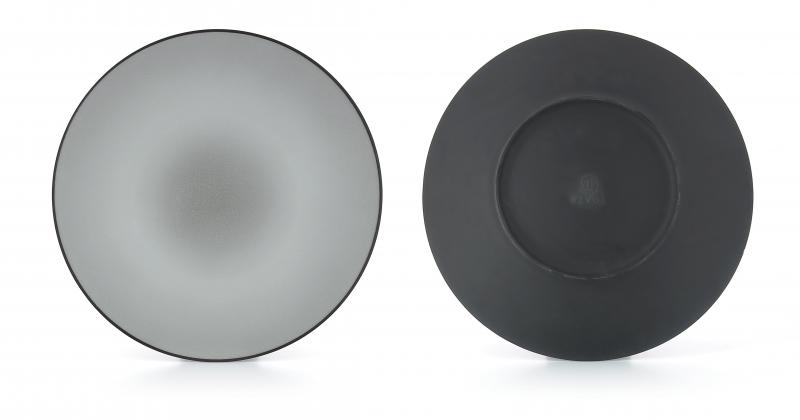 Preview: EQUINOXE FLACHER TELLER/PLATZTELLER 31,5 cm Pfeffer