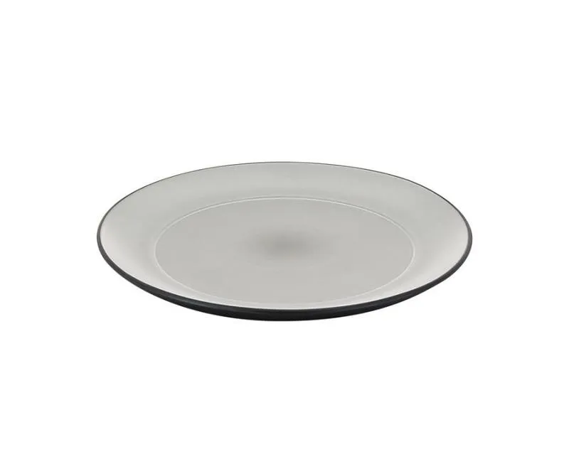 EQUINOXE FLACHER TELLER FÜR DIM SUM 22 CM Pfeffer