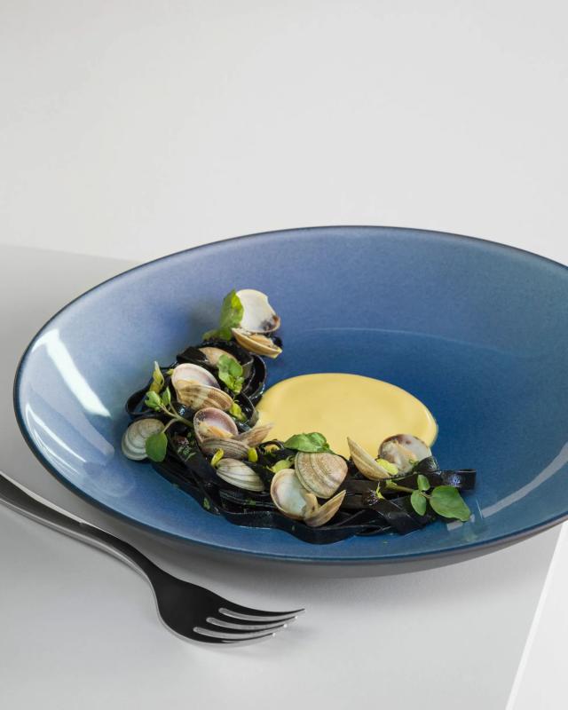 Preview: EQUINOXE SUPPENSCHÜSSEL/COUPTELLER 27 CM Cirrusblau