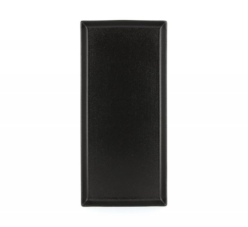 Preview: EQUINOXE RECHTECKIGE PLATTE/RECHTECKIGER TELLER 32,5 cm Gusseisener optik