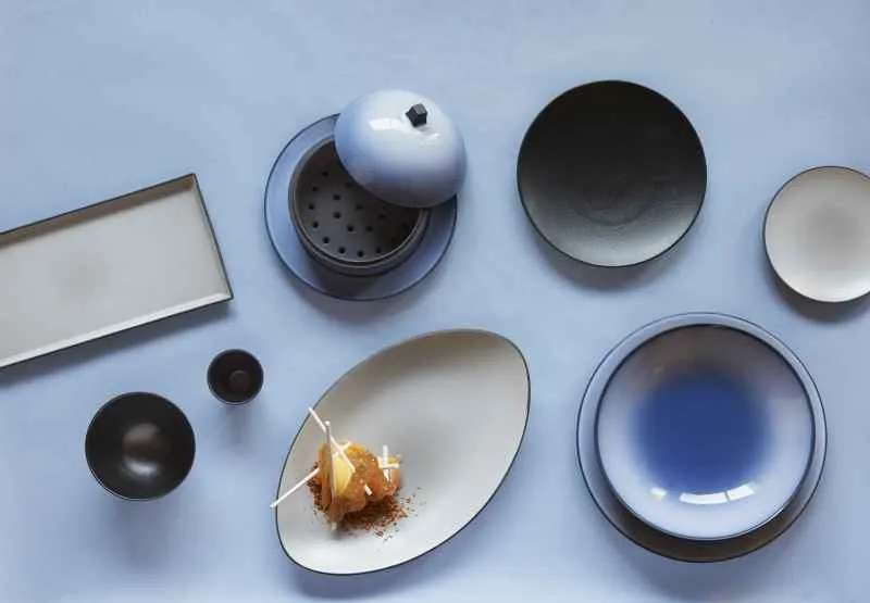 EQUINOXE RECHTECKIGE PLATTE/RECHTECKIGER TELLER 32,5 cm Pfeffer