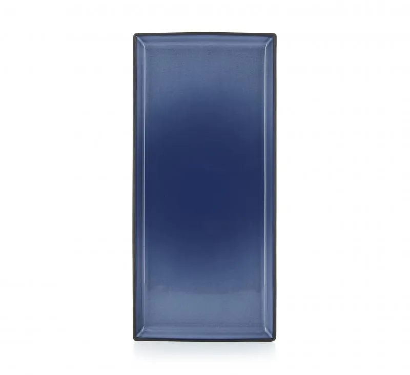 EQUINOXE RECHTECKIGE PLATTE/RECHTECKIGER TELLER 32,5 cm Cirrusblau