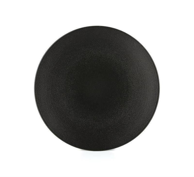 Preview: EQUINOXE FLACHER TELLER 24 cm Gusseisener optik