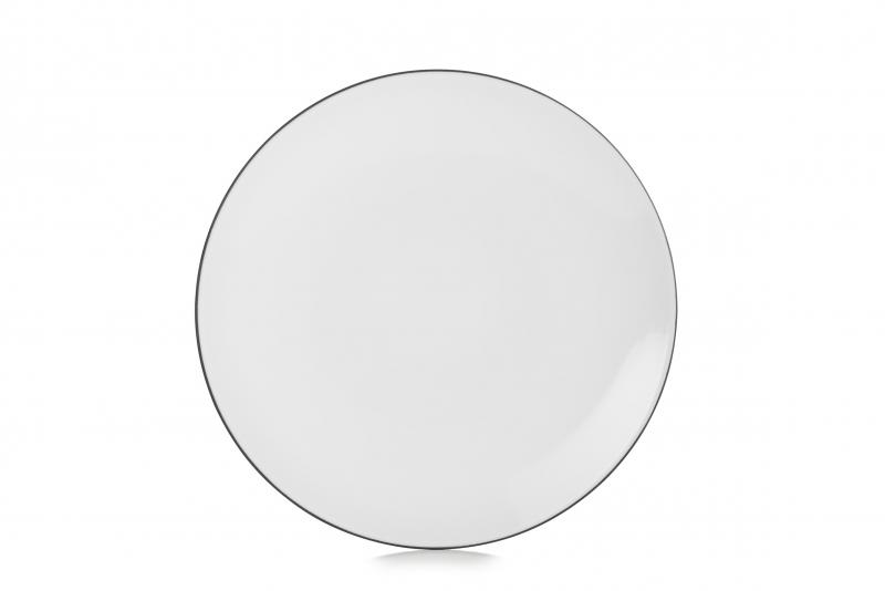 Preview: EQUINOXE FLACHER TELLER/PLATZTELLER 31,5 cm Weiss Kumulus