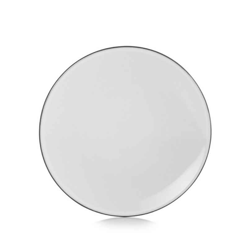 Preview: EQUINOXE FLACHER TELLER/BROTTELLER 16 cm Weiss Kumulus