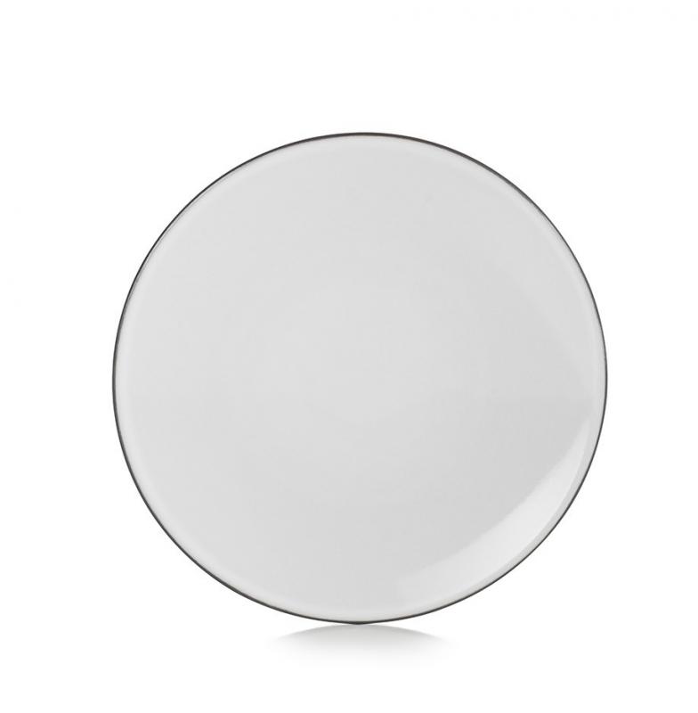 Preview: EQUINOXE FLACHER TELLER/BROTTELLER 16 cm Weiss Kumulus