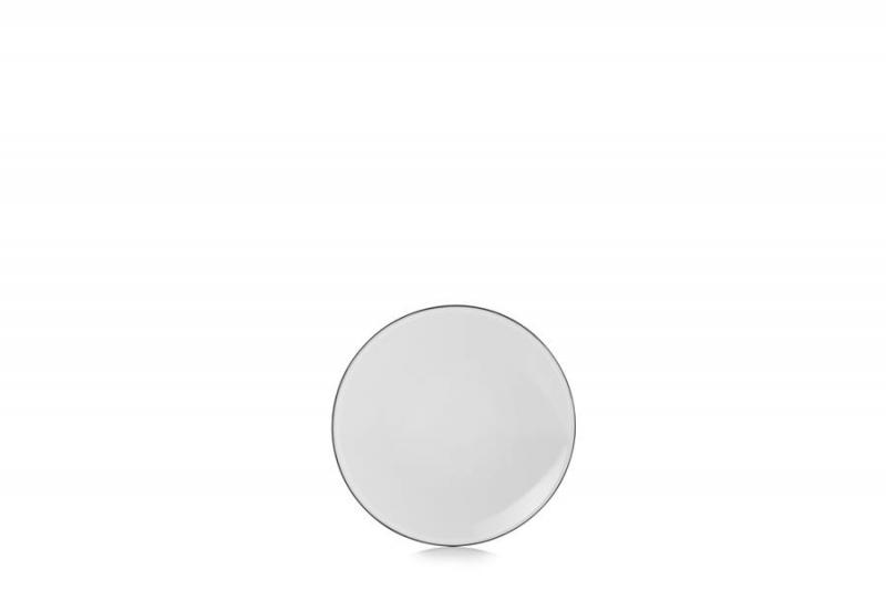 EQUINOXE FLACHER TELLER/BROTTELLER 16 cm Weiss Kumulus