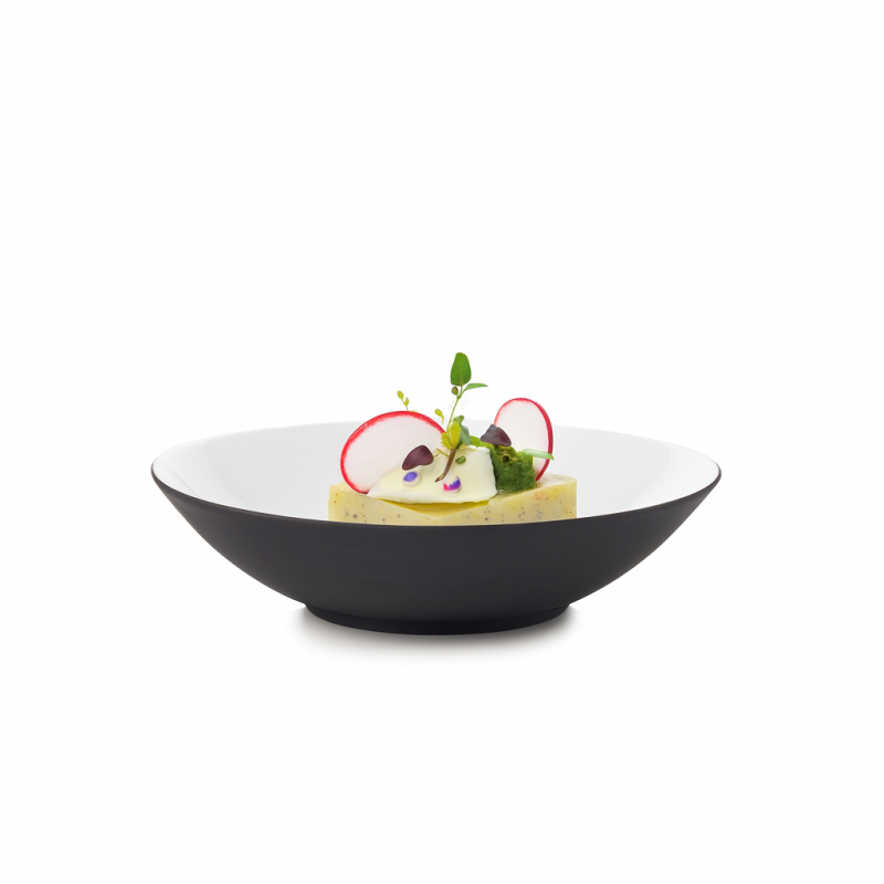 Preview: EQUINOXE SUPPENSCHÜSSEL/COUPTELLER 15CM Pfeffer