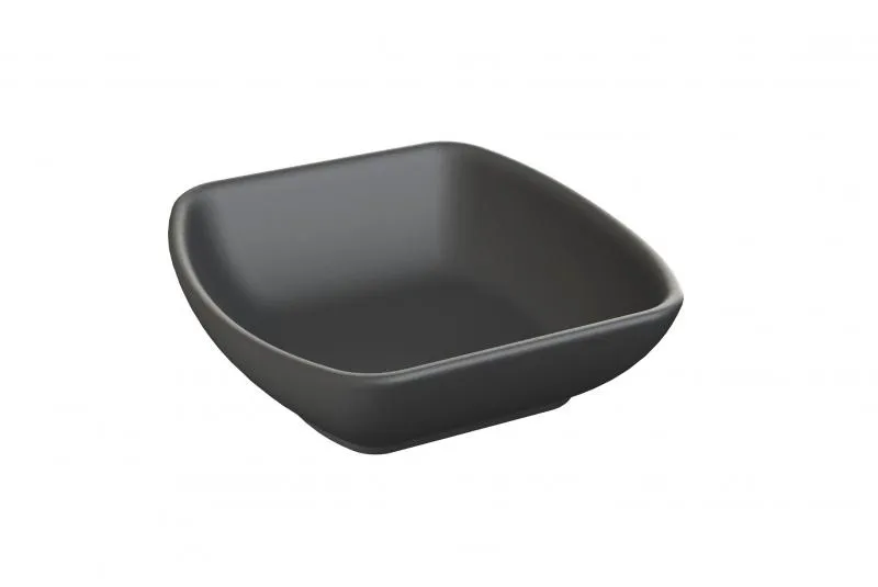 SCHAELCHEN 8 cm / flach gusseisen Optik