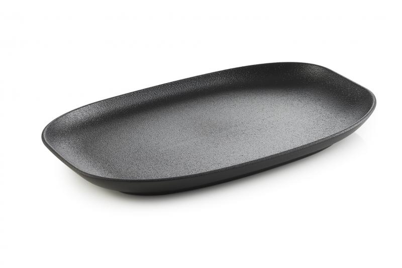 Preview: CLUB TELLER/ PLATTE/ SERVIERPLATTE 29 cm in gusseisener Optik