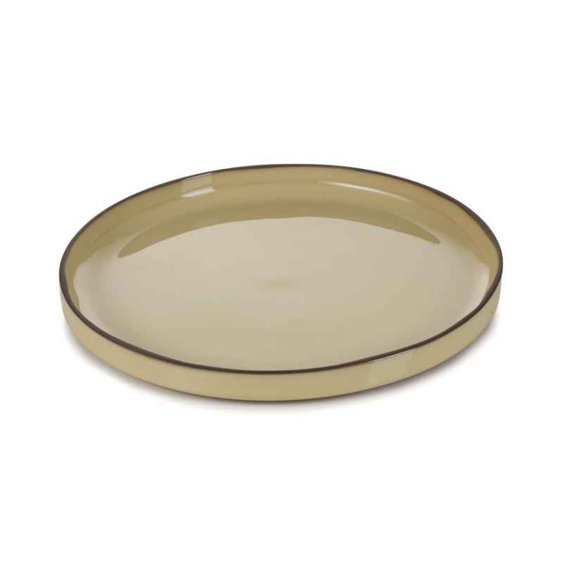 CARACTERE FLACHER TELLER 26 cm Muskatnuss