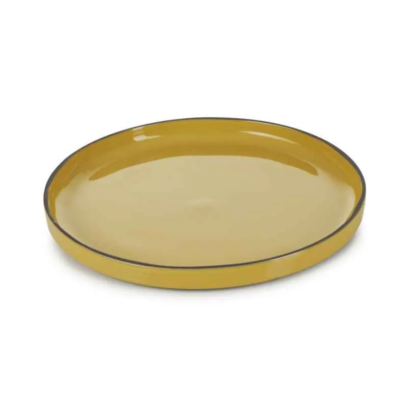CARACTERE FLACHER TELLER 26 cm Kurkuma
