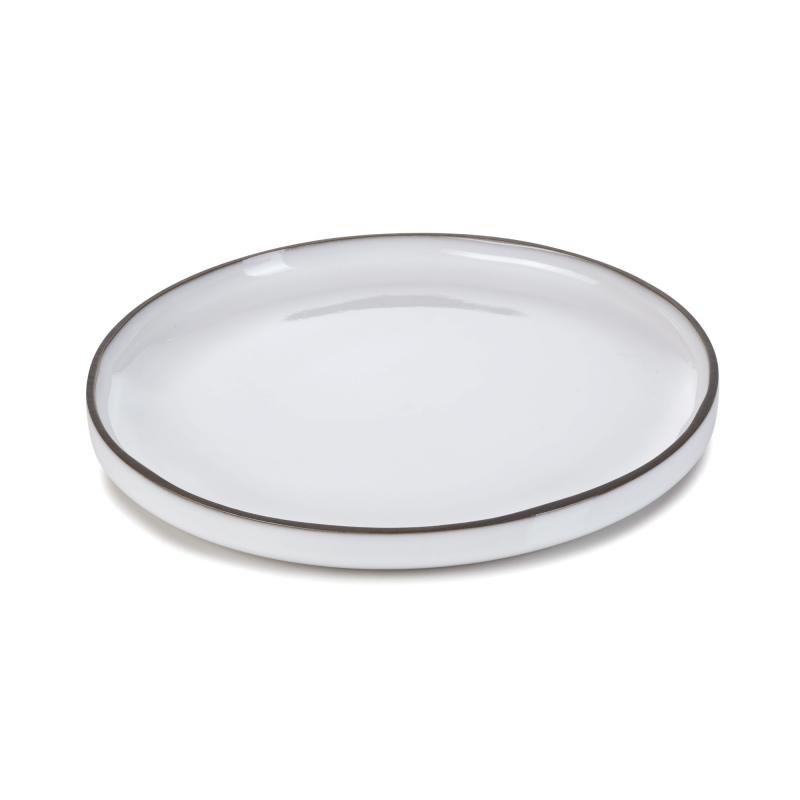 CARACTERE DESSERTTELLER 21 cm Kumuluswolke weiss